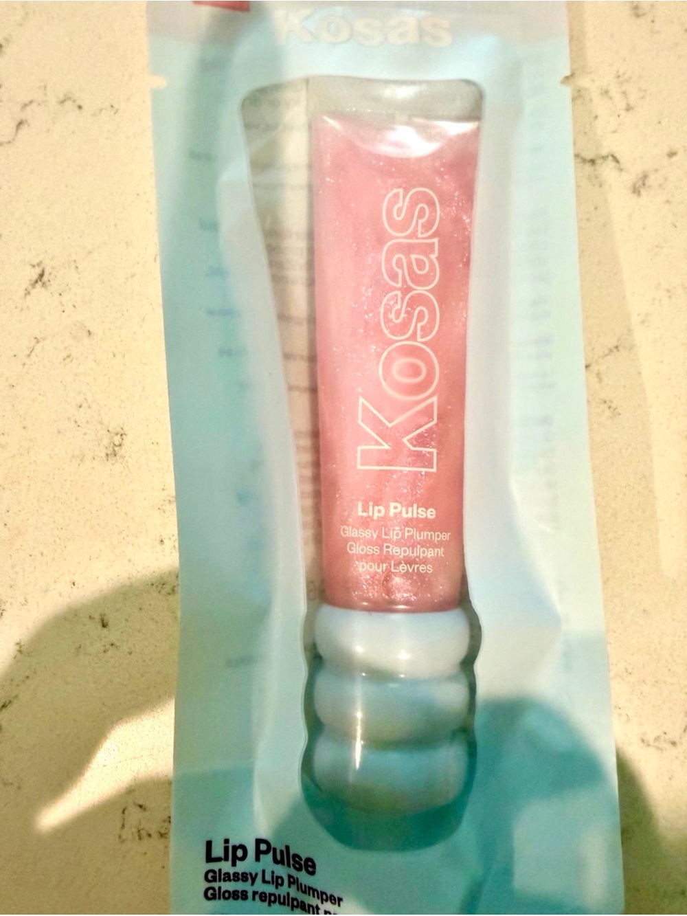 BRAND NEW Kosas Aura Flare Lip Plumper — Iridescent Pink